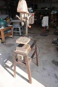 lot 2 image: Vintage Toro 12 Drill Press with Stand