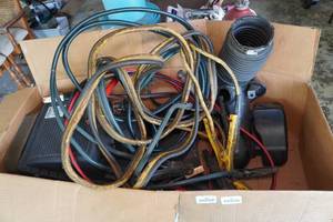 lot 240 image: Automotive Intake Parts and Jumper Cables