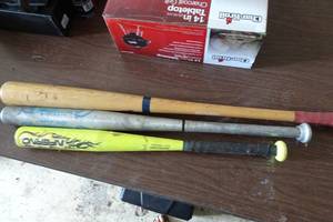 lot 138 image: 3 Baseball Bats