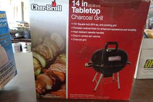 lot 166 image: Char-Broil 14 Tabletop Charcoal Grill