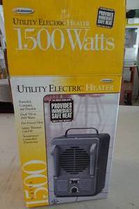 lot 171 image: Lakewood 1500 Watt Electric Utility Heater