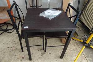 lot 110 image: Wood Table with Chairs