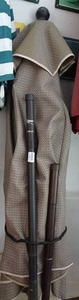 lot 114 image: Brown Patio Umbrella