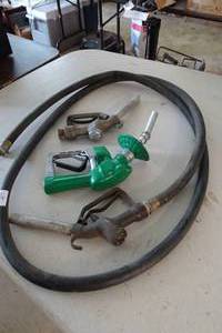 lot 180 image: Gas Hose and Nozzles