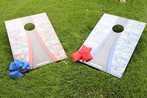 lot 22 image: Yard Game Corn-Hole Bean-Bag Toss Boards-Manufactured By Wild Sports.com
