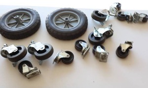 lot 70 image: Miscellaneous Casters, Wheels Etc