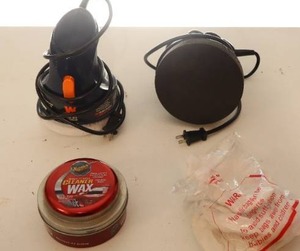 lot 80 image: Wen Model 6010 The Detailer Car Polishing Buffing-6 Random 120V Orbit Waxer & Polisher-Auto Cleaning Wax