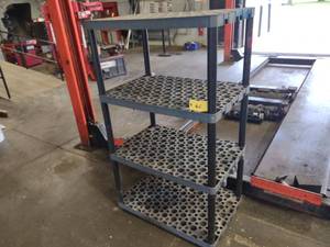lot 62 image: Poly Shelf Unit, 36x24x62...