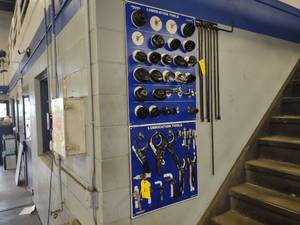 lot 72 image: Lubrication Tools (2) Boards...