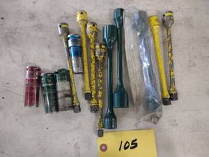 lot 105 image: Assorted Torque Sticks...