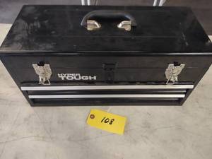 lot 108 image: Toolbox with Assorted Tools...