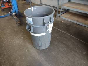 lot 113 image: (2) 32 Gallon Trash Cans...