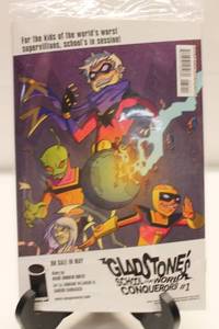 lot 117 image: Lot of 2 Image Comics Gladstones School for World Conquerors #1 and Invincible #79