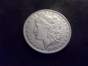 1879 O Morgan Silver Dollar