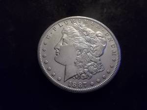 1887 S Morgan Silver Dollar