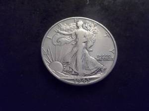 1943 D Walker Half Dollar