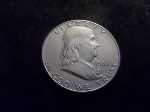 1948 D Franklin Half Dollar