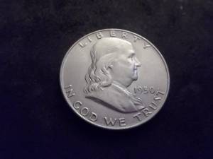1950 D Franklin Half Dollar