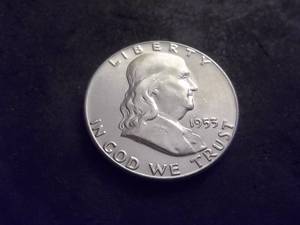 1955 Franklin Half Dollar