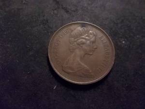 1975 Queen Elizabeth II 2 Penny