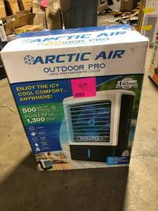 ARCTIC AIR 1300 CFM 3-Speed Settings Portable Evaporative Air Cooler with up to 500 sq. ft. Cooling   Customer Returns See Pictures