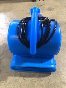 B-Air 14 HP Air Mover Blower Fan for Water Damage Restoration Carpet Dryer Floor Home and Plumbing Use in Blue  Customer Returns See Pictures