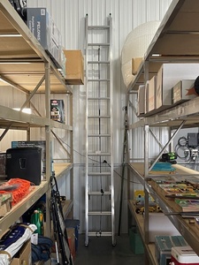 24 Foot Werner Aluminum Extension Ladder