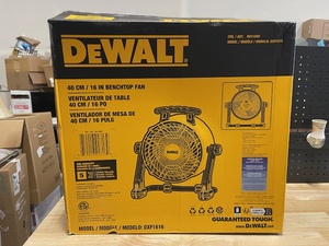 DeWalt 16 Benchtop Fan