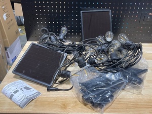 2 Sets of LED Solar Powered String Lights
