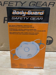 Case of N95 Particulate Respirators with Exhalation Valve