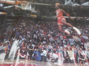 lot 35 image: 1988 Nike Michael Jordan Poster as ...