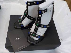 lot 61 image: Coach Isabel Semi Matte Calf Black ...