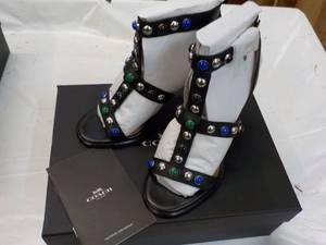 lot 63 image: Coach Isabel Semi Matte Calf Black ...