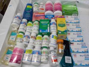 lot 110 image: Drugstore Products- some past date...
