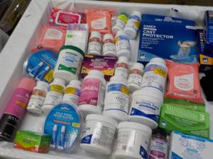 lot 115 image: Drugstore Products- some past date...