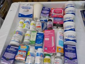 lot 116 image: Drugstore Products- some past date...