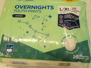 lot 136 image: Overnights Youth Pants size LXL...