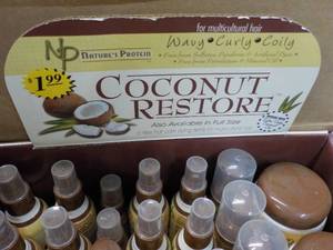 lot 141 image: 37 pc Natures Protein Coconut Rest...