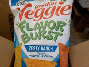 lot 150 image: 6 x 6 oz bags Garden Veggie Zesty R...
