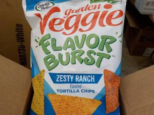 lot 151 image: 6 x 6 oz bags Garden Veggie Zesty R...