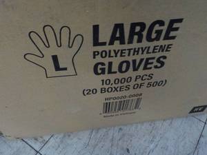 lot 163 image: 10,000 size Large Polyethylene Sing...