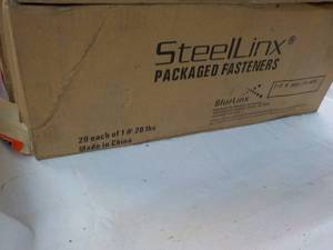 lot 186 image: SteelLinx #6 x 1 58 Packaged Fast...
