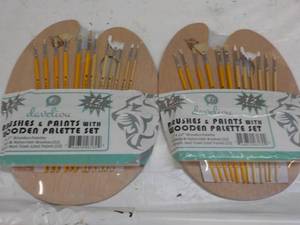 lot 222 image: Set of 2 Daveliou Brushes and Paint...