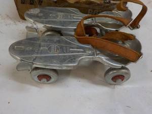 lot 230 image: Vintage Sears Roller Skates...