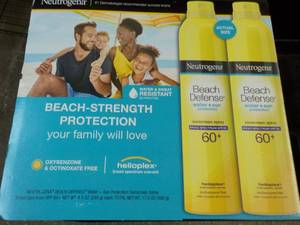 lot 251 image: 2 Neutrogena Beach Defense Sunscree...