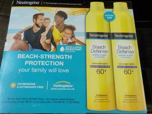 lot 252 image: 2 Neutrogena Beach Defense Sunscree...