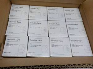 lot 254 image: Case of 144 Rolls Invisible Tape .7...