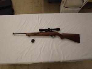 lot 3 image: Ruger Model 1022 Carbine .22 LR with Simmons Scope