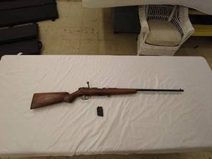 lot 5 image: Ranger Model 103 .22 Caliber Bolt-Action Rifle