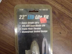 lot 45 image: 22 Blue Teardrop LED Lite Kit